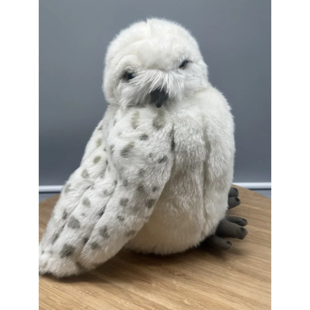 Wizarding World Of Harry Potter Owl Hedwig Hand Puppet Swivel Head Plush Toy 11